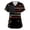 01-Black, variant on Womens 250 Anniversary USA 4th of July Medical Scrub Tops Scrubs Shirts V-Neck Short Sleeve Nurse Uniform with Pockets 02-Red XL