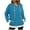 Blue1, variant on Timegard Sweatshirt for Women Long Sleeve Striped Color Block Hoodies Pullover Fall Casual Loose Top