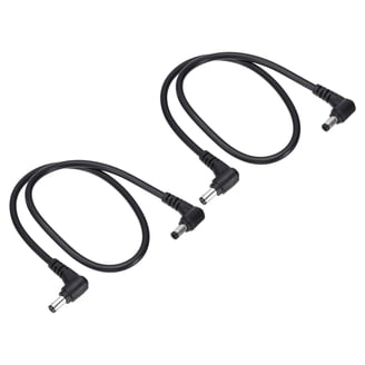 Uxcell 2-Pack DC Power Pigtail Connector – 4.0mm X 1.7mm Female Plug, 3A 22AWG, 30cm Wire – Pure Copper Core For LEDs And Electronics