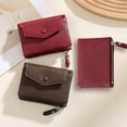 thumbnail image 4 of TAZAG Women's RFID small double fold wallet with card holder and coin wallet, 4 of 5
