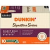 Dunkin' Signature Series Select Bold Dark Roast Coffee, 10 Keurig K-Cup Pods