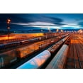 thumbnail image 2 of Sereda, Tomas 32x23 White Modern Wood Framed Museum Art Print Titled - Freight Station, 2 of 4