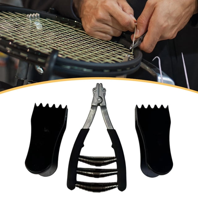Quzzie Badminton Start Clamp, Tensioning Tool, Manual Stringing Machine, Professional, with 2 Stringing Clamps for Badminton Rackets