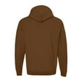thumbnail image 3 of Zimjoy Men's Brown Hoodie Casual Loose Solid Color Hooded Fleece Sweatshirt Long Sleeve Drawstring Baggy Pullover Sweatshirts with Pocket, Coffee 2XL, 3 of 5