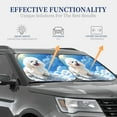 thumbnail image 4 of Fotbe Cute Cloud Bichon Frise Juego de 2 Piezas de Parasoles para Parabrisas | Bloqueador Solar para Auto | Accesorios Plegables para Protección Solar Interior-Small, 4 of 6