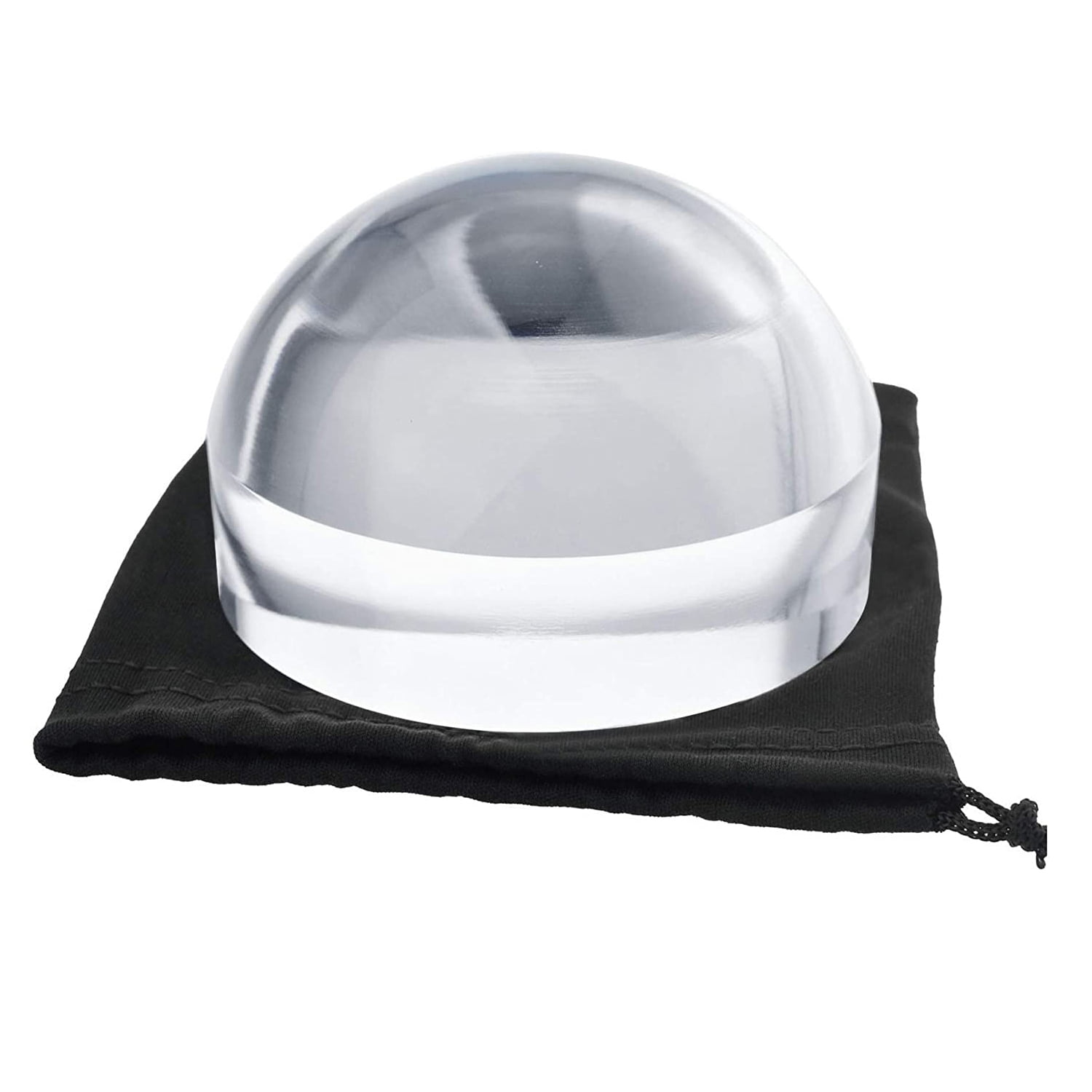 Dome Magnifier 1.8 Inch 4x magnification made of optical grade acrylic and  comes with storage/polishing pouch