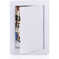 thumbnail image 1 of HAHDAXIA Plumbing Access Panel for Drywall 6 x 9 Inch Plastic Access Door Removable Wall Access Panel Ceiling Reinforced Hinged Durable, 1 of 7