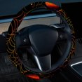 thumbnail image 2 of Halloween Spider Web 14.5 Inch Printing PVC Leather Car Wheel Covers Steering Wheel Covers Auto Accessories, 2 of 6