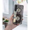 thumbnail image 5 of WIRESTER Shockproof Soft Rubber Cover Case for Samsung Galaxy S24 FE 6.7", Retro Clear Cassette Tape Hip Hop, 5 of 5