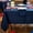 White, variant on Tablecloth Wavy Pattern Polyester Table Cloth Spill Proof Dust-Proof Wrinkle Resistant Table Cover for Kitchen Dining Tabletop Decoration