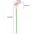 thumbnail image 6 of Morttic 20Pcs Calla Lily Fake Flowers Wedding Bouquet Artificial Real Touch Latex Flowers Home Wedding Party Decor (Pink), 6 of 7