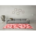thumbnail image 3 of Ahgly Company Machine Washable Indoor Rectangle Abstract Red Modern Area Rugs, 5' x 8', 3 of 4