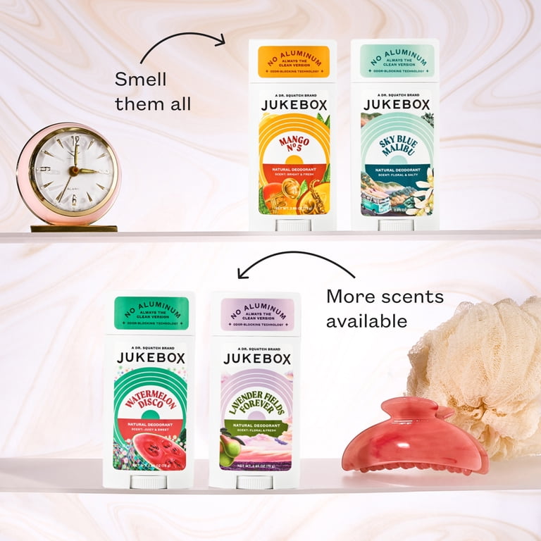 elf bar vape uk Jukebox Watermelon Disco Natural Deodorant, 2.65 oz, Aluminum Free
