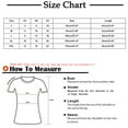 thumbnail image 3 of ZHUGeLI 4th of July Shirt for Women Women's V-neck Independence Day Cotton And Linen Three-Quarter Sleeve Tops American Flag Patriotic Shirts Up to 50% off Clearance, 3 of 5