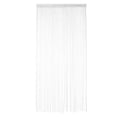 thumbnail image 1 of Cortina transparente para panel de pared, detrás de puerta divisoria, ventana o entrada, 1x2 m Blanco, 1 of 9