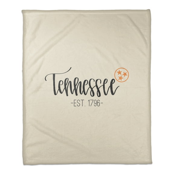 Creative Products Tennessee Established 50x60 Coral Fleece Blanket