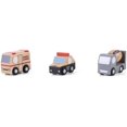 thumbnail image 4 of Juego de vehículos de madera de 12 piezas, coche de juguete de dibujos animados para niños, juguete de educación temprana (hy), 4 of 4