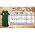 thumbnail image 3 of IROOZIGOTO Womens Medieval Renaissance Maxi Dress Off Shoulder Long Flare Sleeve with Brown Lace Up Corset Belt Halloween Cosplay Costume, 3 of 9