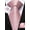 blush pink, variant on Men Pink Tie Rose Pink Necktie with Pocket Square Cufflinks Set for Wedding Party