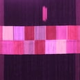thumbnail image 1 of Ahgly Company Indoor Square Abstract Pink Contemporary Area Rugs, 3' Square, 1 of 4