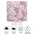 thumbnail image 2 of Hello Kitty Silk Satin Square Head Scarf - Square Head Scarves for Women Hair Kerchief Bandanas Sleeping Head Wraps, 2 of 8