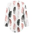 thumbnail image 4 of Pompotops Chemise Ample à Manches Longues pour Femmes avec Fermeture Éclair en Solde, 4 of 4