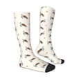 thumbnail image 3 of Daiia Sports Socks Sea Turtle Printed Novelty Crew Socks for Men Women Knee High Socks Cotton Socks Soft & Breathable Support Unisex Socks, 3 of 9