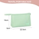 thumbnail image 2 of Bolsa de cosméticos con cremallera para mujer, bolsa de maquillaje de cuero Pu para bolso, bolsa de maquillaje de viaje con asa, 2 of 5