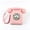 Pink, variant on cojodopo Retro Audio Guestbook Telephone, Desk Telephone for Anniversaries Birthday Wedding Party Gathering DIY Original Guestbook Phone (Blue)