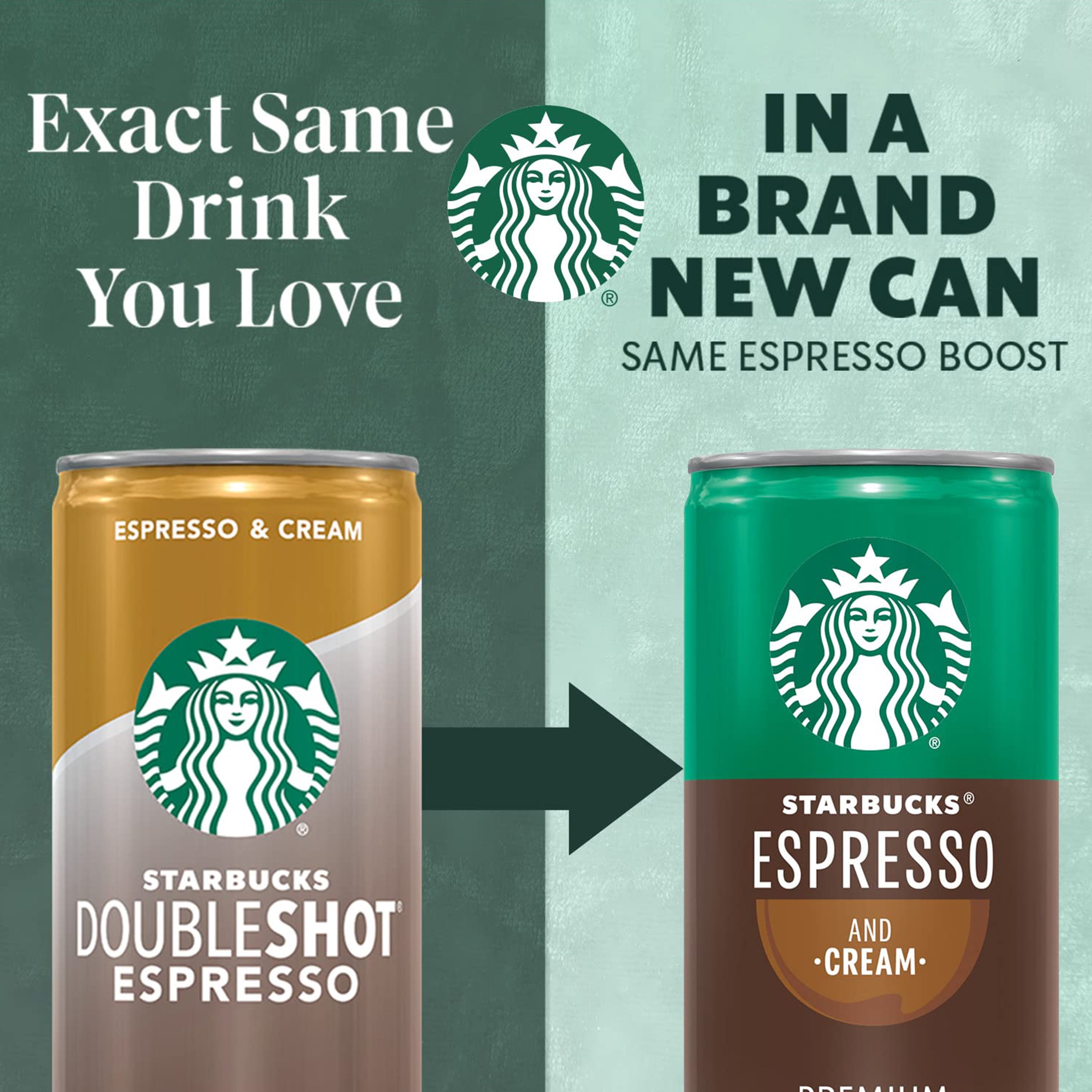 Starbucks Doubleshot Espresso & Salted Caramel Cream Premium Iced Coffee Drink, 6.5 fl oz, 12 Pack Cans