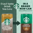 thumbnail image 2 of Starbucks Doubleshot Espresso & Salted Caramel Cream Premium Iced Coffee Drink, 6.5 fl oz, 12 Pack Cans, 2 of 6