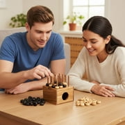 Four In A Row 3D - Wooden Strategy Game