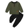 thumbnail image 5 of GYRATEDREAM Toddler Boy Clothes Set Long Sleeve Sweatshirt and Pants Fall Winter Outfits 2T 3T 4T 5T 6T, 5 of 6