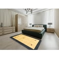 thumbnail image 5 of Ahgly Company Machine Washable Indoor Rectangle Contemporary Yellow Area Rugs, 3' x 5', 5 of 7
