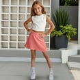 thumbnail image 3 of Fengactive Little Girls A-Line Skirt with Built-in Shorts Yoga Dance Sport Shorts for Girls, 3 of 8