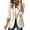 Beige, variant on Women Blazer Notched Lapel Long Sleeve Button Down Casual Business Work Jacket Loose Fit Office Blazer, Beige XL
