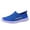 Blue, variant on NOKIO Walking Sneakers for Men Breathable Hollow Mesh Running Shoes Lightweight Laceless S𝗅ip On Sport Shoes Fashion Casual Flat Shoes Outdoor Driving Trainers Shoes