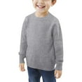 thumbnail image 3 of Atogsazn Kids Boys Fleece Sweatshirt Casual Knit Crew Neck Long Sleeve Pullover Sweater for Girls Fall Winter Clothes Gray 7-8 Years, 3 of 6