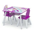 Delta Children Unicorn Table and Chair Set With Storage (2 Chairs