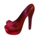 thumbnail image 3 of Zapatos de muñeca 1/4, miniatura de resina, elegantes zapatos de tacón alto para muñeca femenina. rojo, 3 of 9