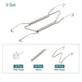 thumbnail image 3 of Unique Bargains 9Pack Plate Hanger, 6 Inch Stainless Steel Invisible Wall Plate Hangers for Decorative Plates, Silver, 3 of 6