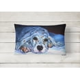 thumbnail image 2 of Carolines Treasures 7330PW1216 English Setter Pup Fabric Decorative Pillow, 2 of 3