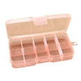 thumbnail image 1 of 10-Slot Jewelry Rings Ear Stud Holder Beads Storage Box Case Container Organizer, 1 of 10