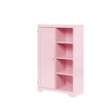 thumbnail image 5 of UBesGoo Kid's Wardrobe, Bedroom Storage Cabinet, Side Cabinet with Single Door and Four Shelves, Pink, 5 of 8