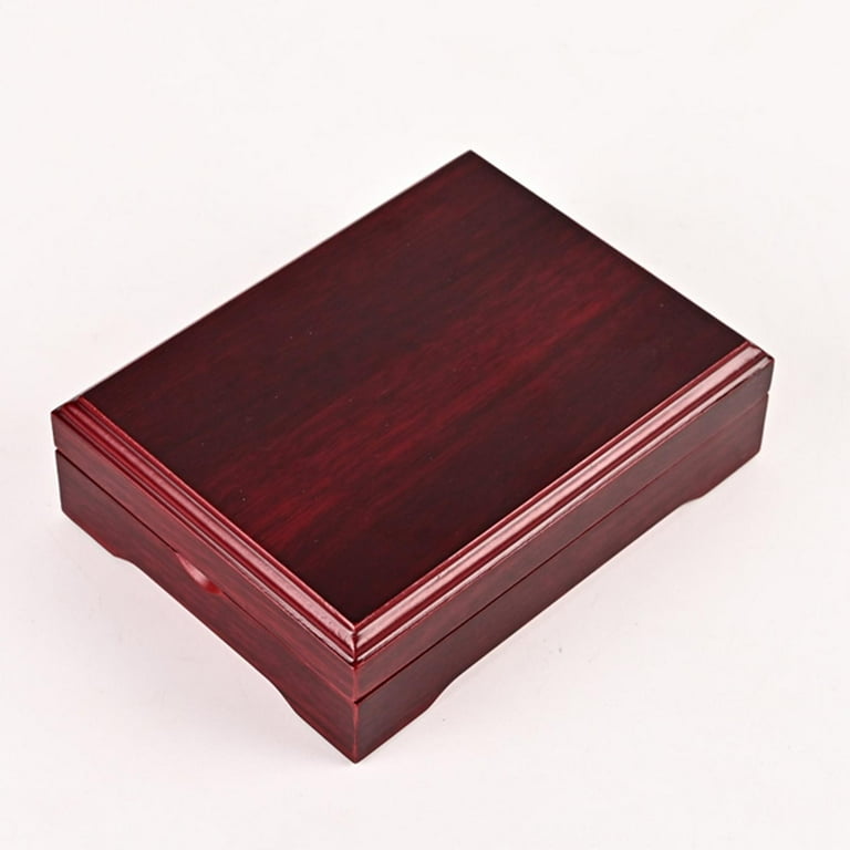 Wooden Display Box Storage Case Medal Badge Medal Small Wooden Box