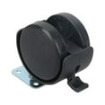 thumbnail image 4 of Rueda giratoria universal para silla de oficina silenciosa de freno de 8 piezas de 2 pulgadas, reemplazo de muebles de rueda giratoria de nailon (negro), 4 of 4