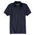 thumbnail image 1 of Polo de rugby con logotipo de Aeropostale para hombre, azul, extra pequeño Aeropostale  polo, rugbi, 1 of 2