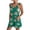 Mint Green—Summer Shorts for Women, variant on Women's Summer Overalls Boho Floral Rompers U Neck Sleeveless Loose Shorts Jumpsuits Loose Fit Cute Daisy Sunflower Print Rompers Beach Vacation OutfitsArmy Green XXXL