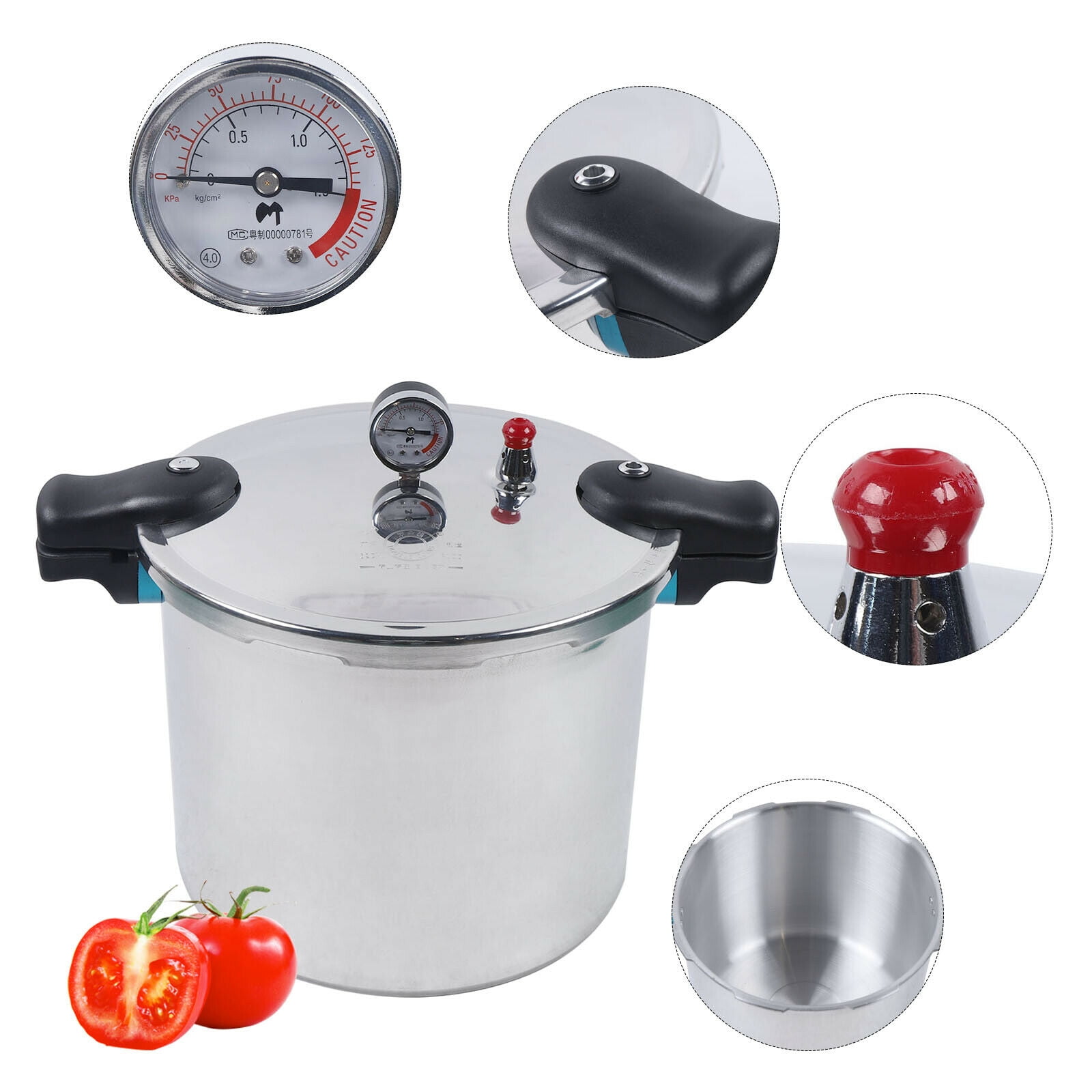 22L Aluminum Thickened Explosionproof Pressure Cooker Canner Gas