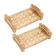 thumbnail image 1 of 2 Piezas Porta Huevos Bandeja Organizador de Huevos de Madera Soporte Apilable de Dos Niveles con Asa Adecuado para Cocina Refrigerador Despensa, 1 of 9
